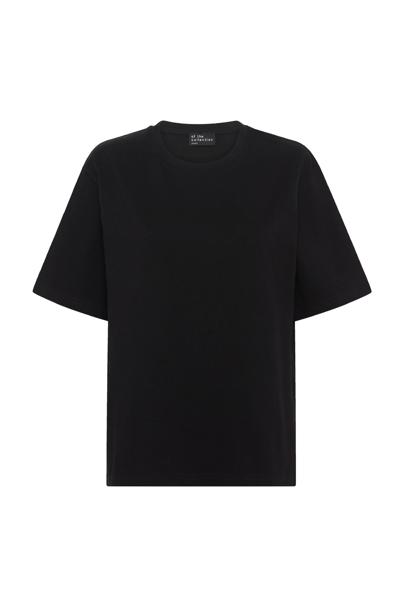 SPLIT SS TEE BLACK